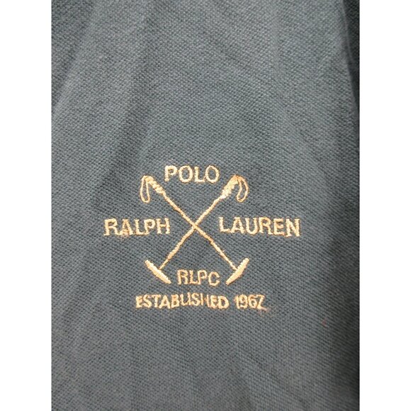 Ralph Lauren Polo Shirt Medium RLPC Crest 2 Pullover Preppy Collared - Picture 4 of 10